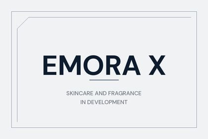 The Emora X typographic plate